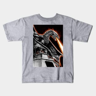 Dragon - Inktober 2019 Kids T-Shirt